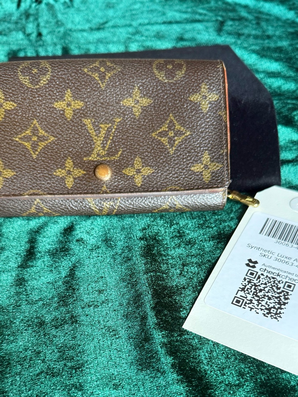 Louis Vuitton Monogram Continental Wallet - Brown and Gold